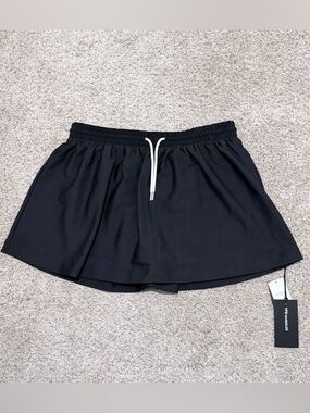 NWT Abercrombie & Fitch YPB Black Skirt/Skort with Drawstring